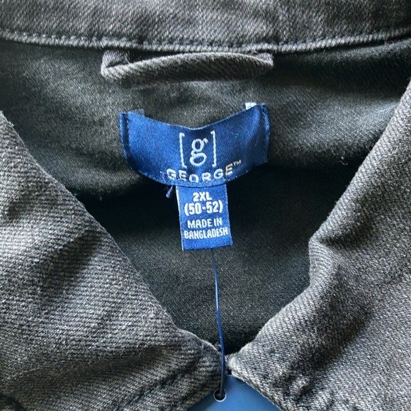 GEORGE JEAN JACKET 2XL Black - Picture 2 of 4